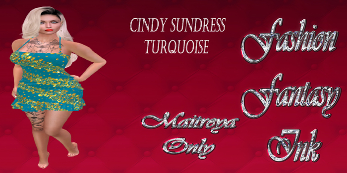 Cindy Sundress Turquoise