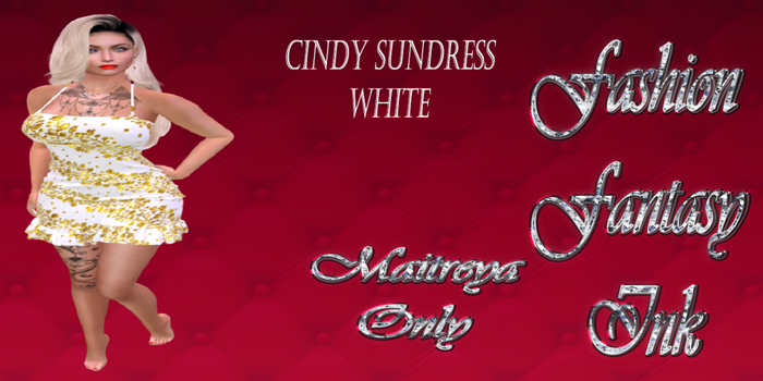 Cindy Sundress White