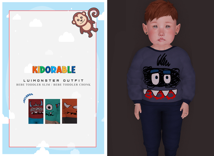 :K: LuiMonster - Outfit / Bebe Toddler