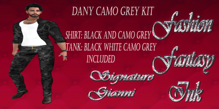 Dany Camo Grey Kit