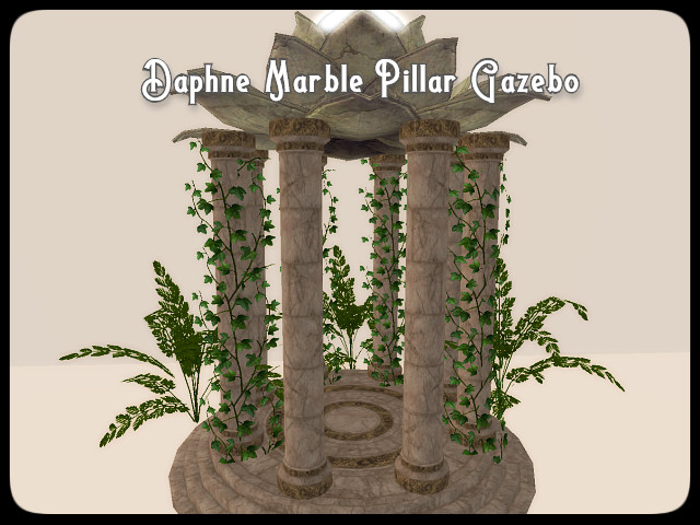 [AE] Garden Store - Daphne Pillar Gazebo