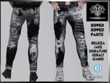 +V8-SHOP-RIPPER RIPPED-PANTS+PARANOID