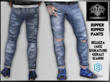 +V8-SHOP-RIPPER RIPPED-PANTS+BLUE