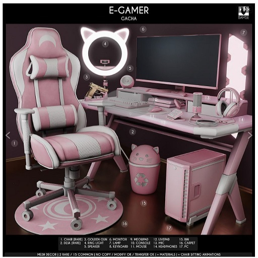 8. BAMSE : E-GAMER - Keyboard