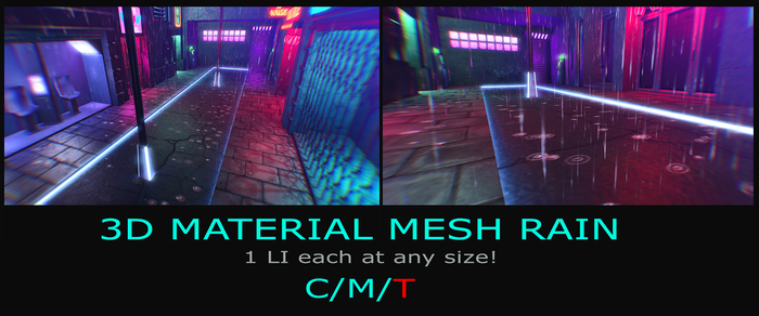 [RoS] 3D Material Rain