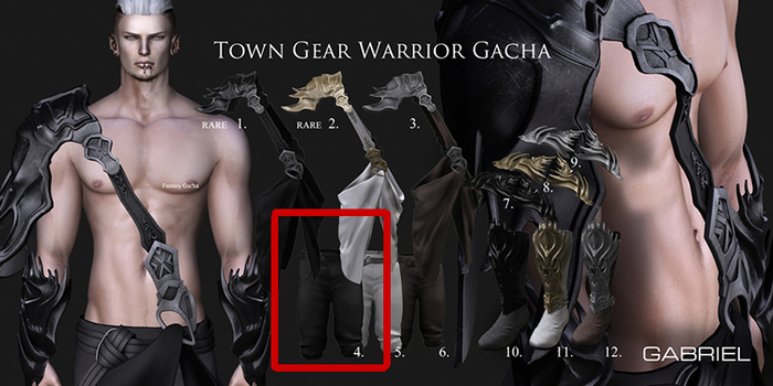 4.::GB:: Armor pants (Slink) Black