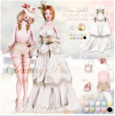 Belle Epoque ( Gleaming Skies ) Set Sky : Outfit Hat Bag