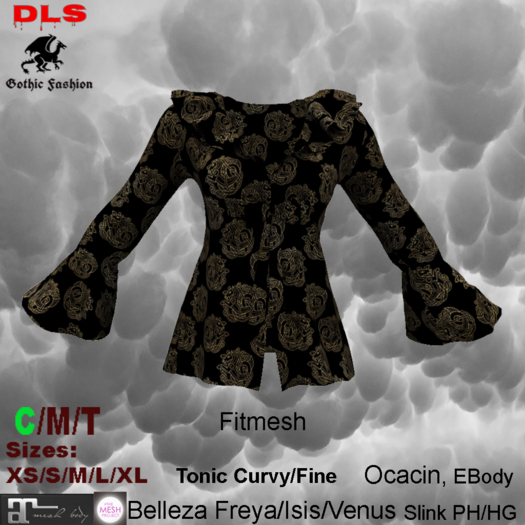 Gothic Blouse 17 boxed