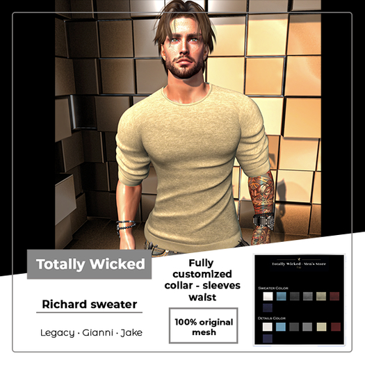 .:TW:.Richard Sweater_Light Grey