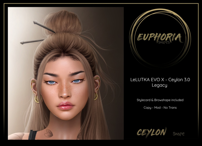 EUPHORIA Shapes - Ceylon Shape  ( LeLUTKA - Ceylon 3.0 )