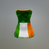 Green Irish Flag Maitreya Minidress