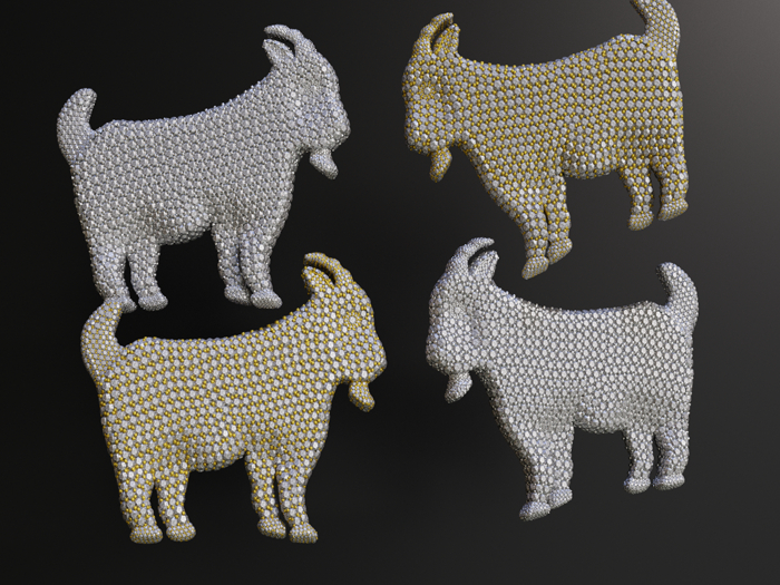 Chalo.Goat Stud Plat/R-Gold 