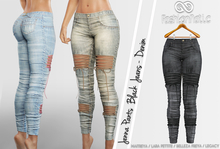 Jenna Pants Black Jeans - Denim - Maitreya, Lara Petite, Belleza Freya, Legacy - FashionNatic
