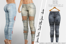 Jenna Pants Dark Blue Jeans - Denim - Maitreya, Lara Petite, Belleza Freya, Legacy - FashionNatic