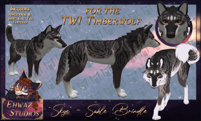 "Skye" - Sable Brindle Mod Kit