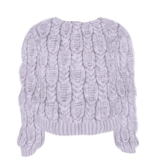 @BB@ Fuzzy Sweater - Lilac