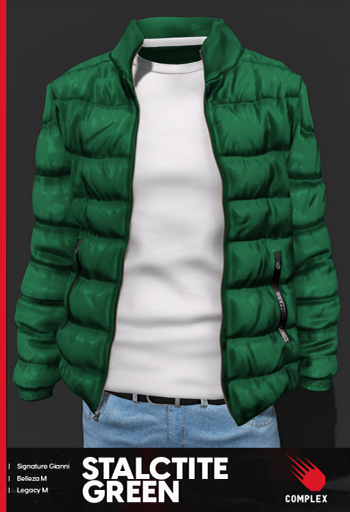 [COMPLEX] STALACTITE  JACKET - GREEN