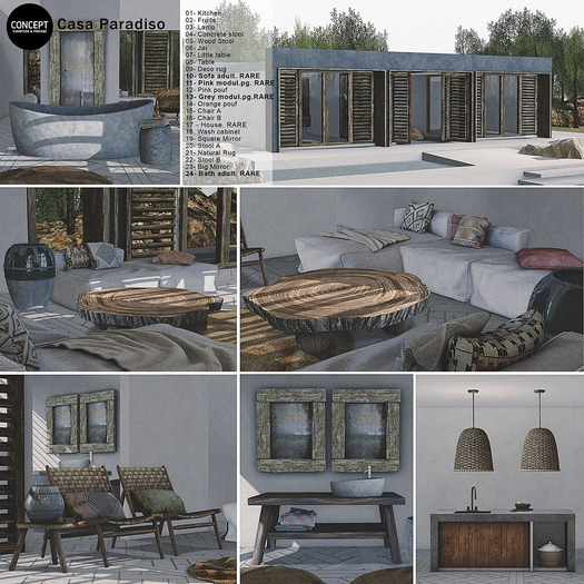 CONCEPT} *22. CASA PARADISO.Stool B