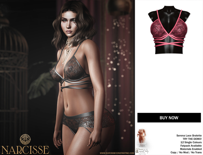 -Narcisse- ADD - Serena Bralette - Berry