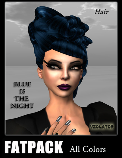 Blue Is The Night - Hair - FATPACK / Violator