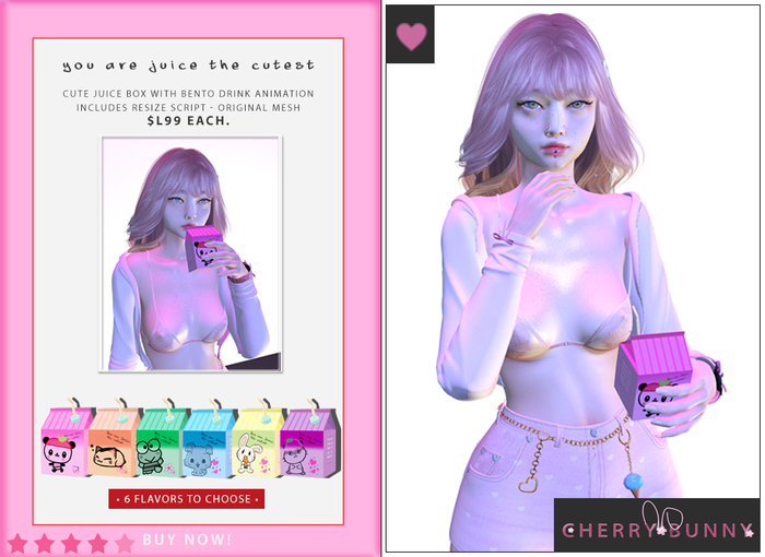 Cherry Bunny~ Juice the Cutest -Purple Wear To Unpack