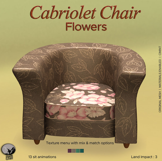 *PC* Cabriolet Chair Flowers