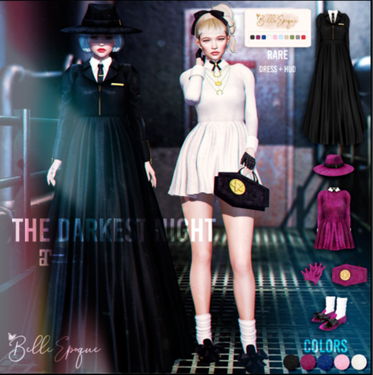 Belle Epoque { The Darkest Nights } Handbag Eggplant
