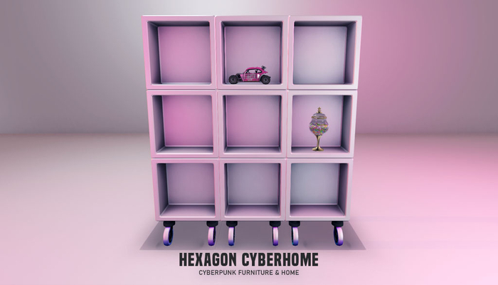 HEXAGON lofi shelving