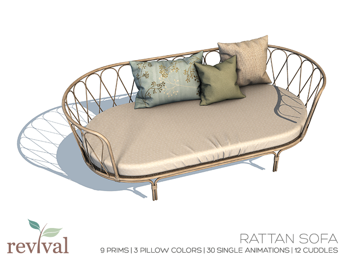 .:revival:. rattan sofa