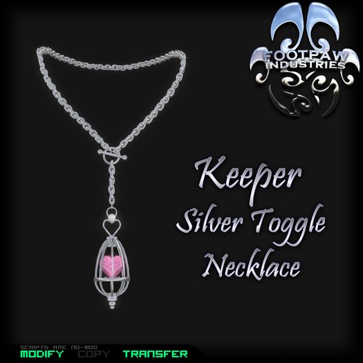 [FPI] Keeper - Silver Toggle Necklace