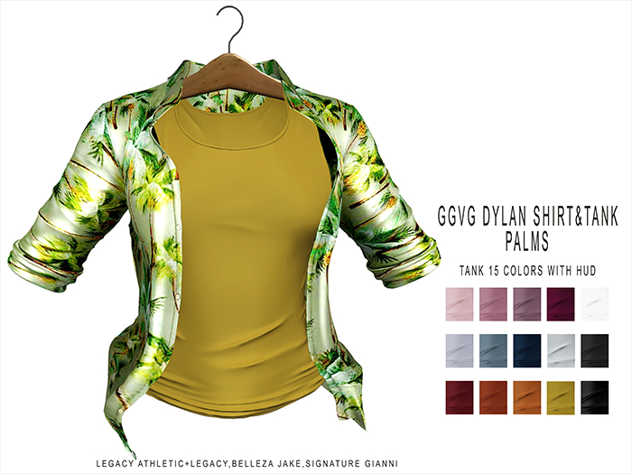 GGVG DYLAN SHIRT&TANK PALMS