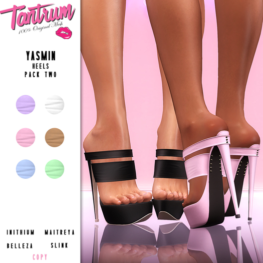 Tantrum - Yasmin Heels - Pack Two 