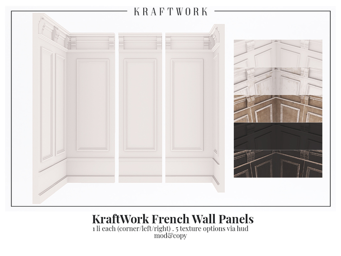 KraftWork French Wall Panels (Add Me)