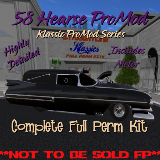 58 Hearse pro mod complete kit mesh