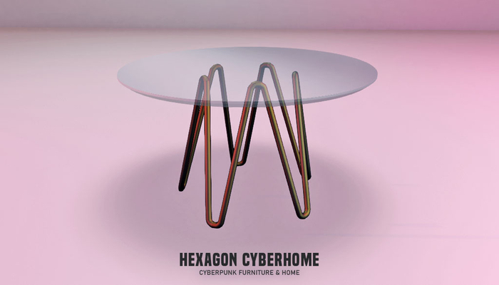 HEXAGON mafia gold table