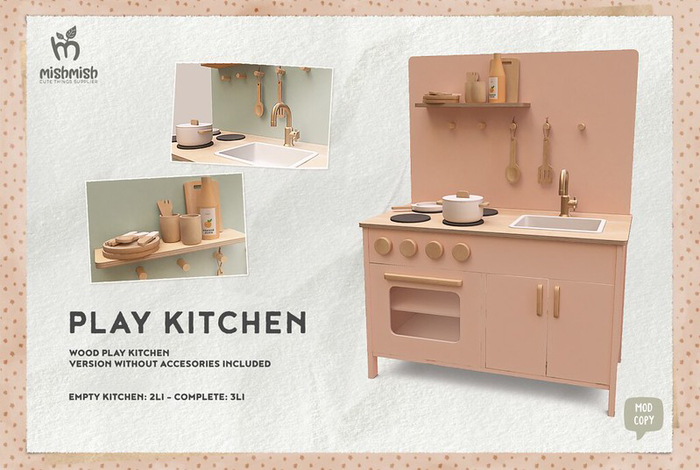 MishMish - Play Kitchen - MINT color [Boxed]