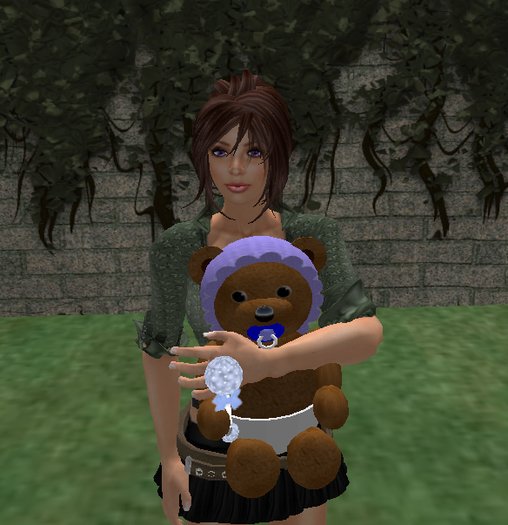 Baby Boy Teddy Bear *With cuddle animations*