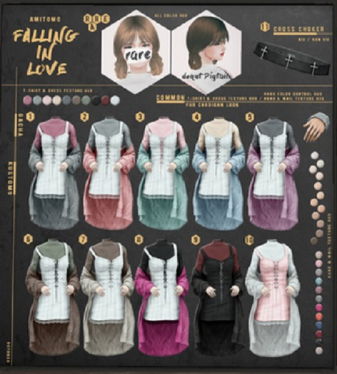 AMITOMO / Falling In Love GACHA / XS / 3