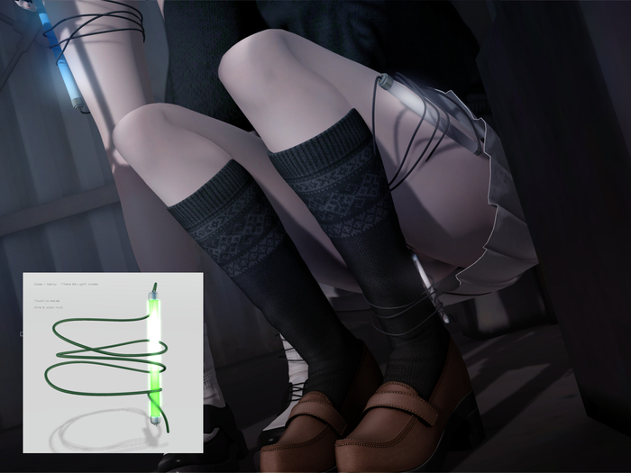 [Dope + Mercy] "There Be Light"Anklet_Green