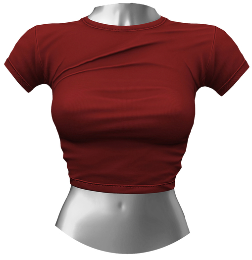 RIOT / Aubrey Crop Tee - Sizzle