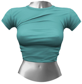 RIOT / Aubrey Crop Tee - Ice
