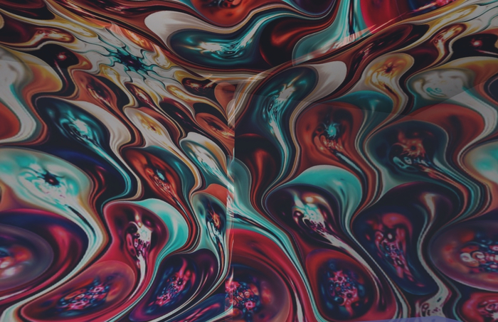 Red Purple Blue Swirls Projector