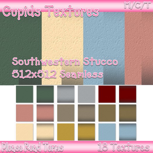 18 Southwestern Stucco Seamless Textures