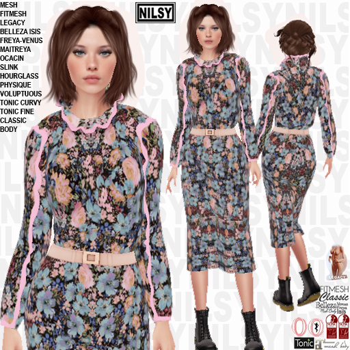 FLOWER DRESS,ALL BODIES