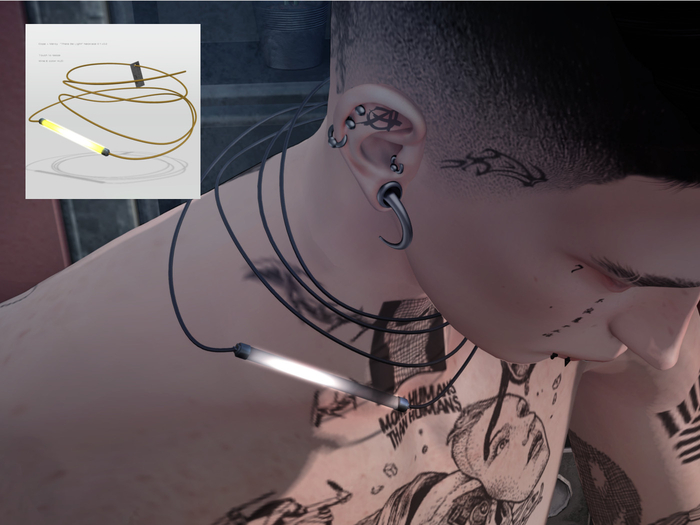 [Dope + Mercy] "There Be Light"Necklace_Yellow