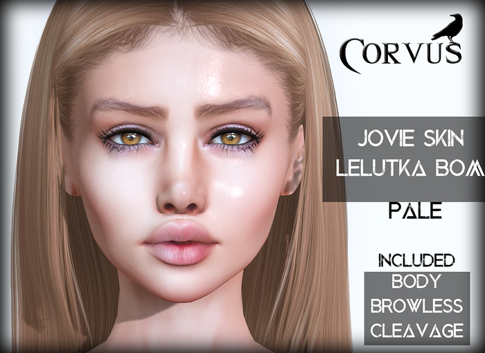Corvus : Jovie SKin Bom Lelutka - Pale