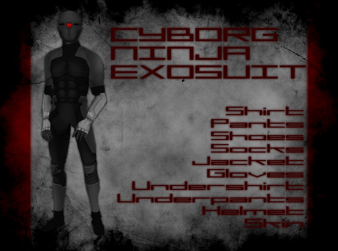 [Cyborg Ninja Exosuit.]