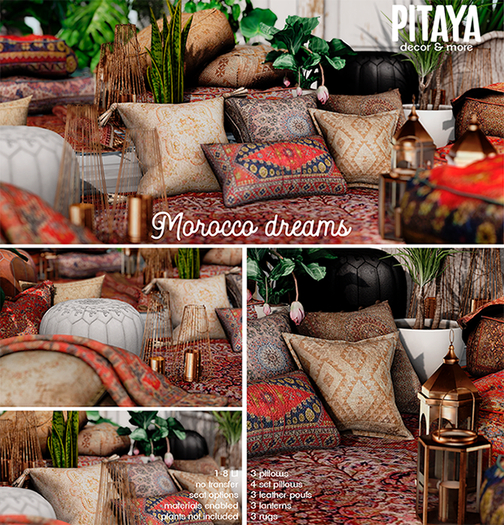 Pitaya - Morocco Dreams - Pillows