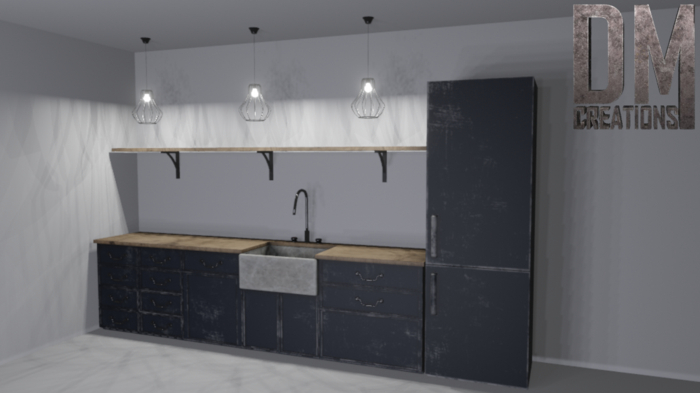 Kitchen Blues Full Perm Mesh