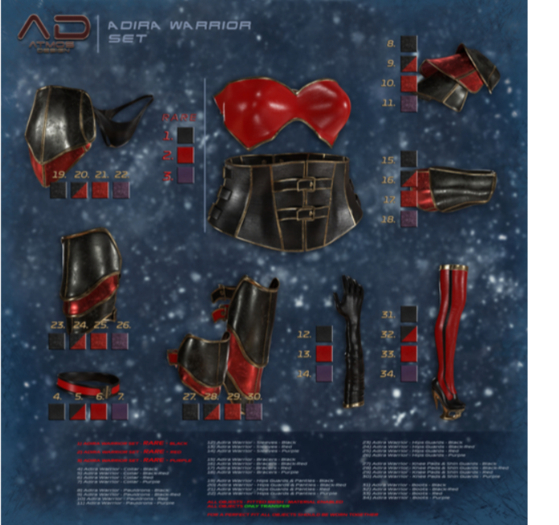 [AD] - Adira Warrior - Bracers - MAITREYA - Purple